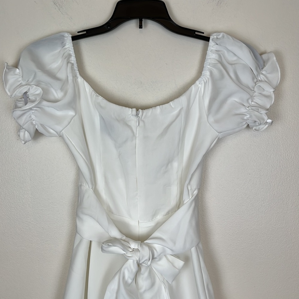Hello Molly White Midi Slip Dress, Size XS, Bridal or Wedding events - Picture 7 of 14